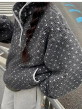 Reversible Polka Dot Fleece Sweatshirt